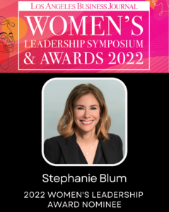 LABJ Women's Leadership Symposium & Awards 2022 - Stephanie Blum