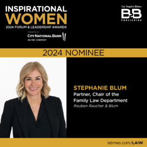 Stephanie Blum - 2024 Inspirational Women Nominee