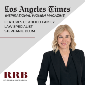 Stephanie Blum Selected to LA Times Inspirational Women Magazine